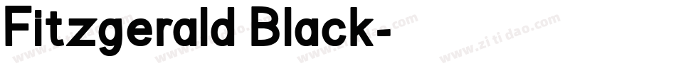 Fitzgerald Black字体转换